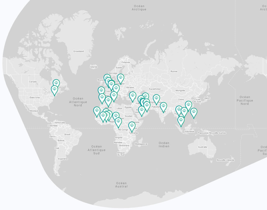 Open Bee map